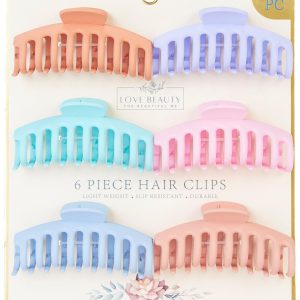 Ava Joy 6 Pc Hair Claw Hair Clip Set