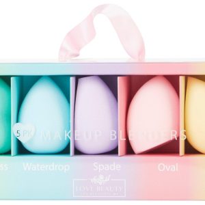 Love Beauty 5 Pc Premium Makeup Blenders Spong Set
