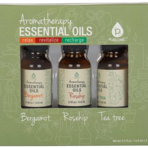Pursonic 3 Pc Aromatherapy Essential Oils Set