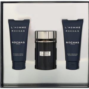 Rochas Mens 3 Pc Cologne Set