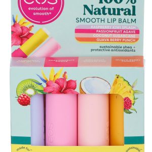 EOS 4 Pk Tropical Lip Balms