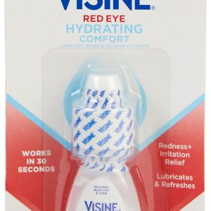 Visine Red Eye Hydrating Comfort Eye Drops, 0.28 oz.