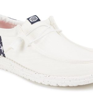 Hey Dude Mens Wally Funk American Stars Casual Shoes