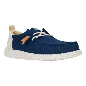 Hey Dude Mens Wally Craft Linen Slip On Shoes