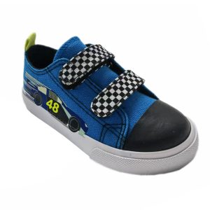 US Sports Toddler Boys Double Velcro Cars Sneakers