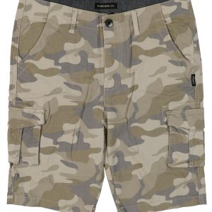 Silver Jeans Co. Big Boys Camo Twill Cargo Shorts