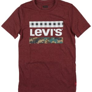 Levis Big Boys Graphic Print Short Sleeve Tee