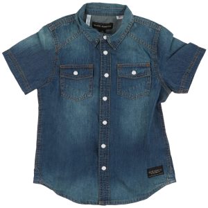 Silver Jeans Co. Little Boys Chambray Button Down Shirt