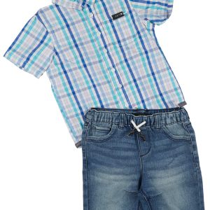 Silver Jeans Co. Little Boys 2 Pc Shorts Set