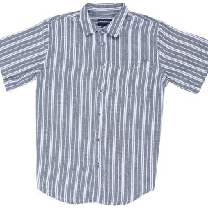 Distortion Big Boys Textured Short Sleeve Buttoned Shirt