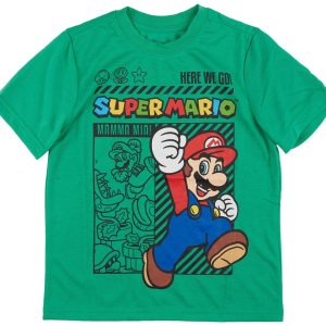 Super Mario Brothers Little Boys Graphic T-Shirt