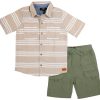 7 For All Mankind Little Boys 2 pc Cargo Shorts Set