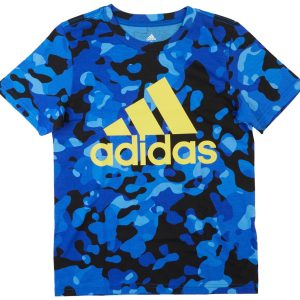 Adidas Big Boys Active Camo Short Sleeve T-Shirt