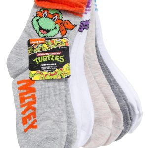 Mutant Ninja Turtles 5 Pk Crew Socks