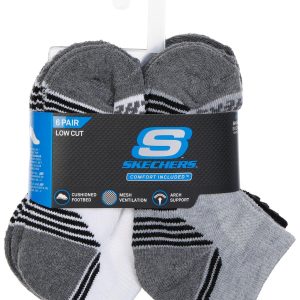 Skechers Boys 6Pk Low Cut Socks