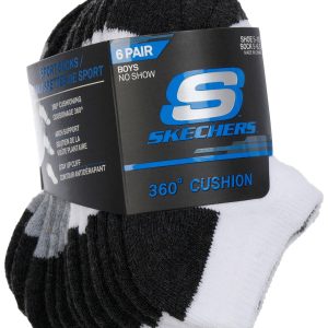 Skechers Boys 6Pk No Show Socks