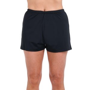 Maxine Of Hollywood Womens Solid Swim Jogger Shorts