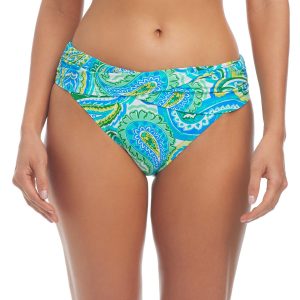 Bleu Rod Beattie Womens Paisley Hipster Swim Bottoms
