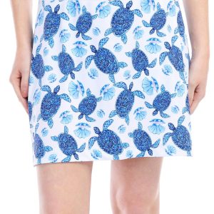 Gottex Womens Turtle Print Active Skort
