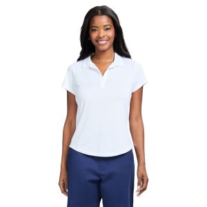 IZOD Womens Simone Short Sleeve Heathered Polo