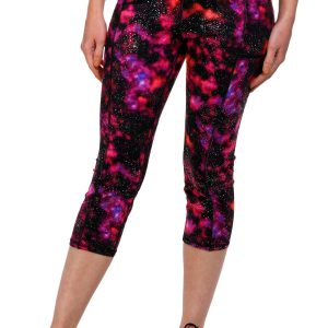 RB3 Active Women 20 in. Galaxy Cloud Pocket Capri Leggings