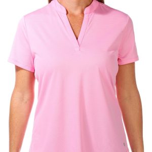 Reel Legends Women's Freeline Mandarin Short Sleeve Top