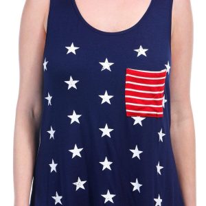 Scarlett Womens Stars & Stripes Tank Top