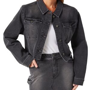 Frye Women's Cropped Denim Jacket