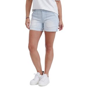 Democracy Womens 4 in Ab-Tech Roll Cuff Denim Short