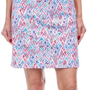 Coral Bay Womens Pritned Mill Stretch Skort