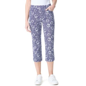 Gloria Vanderbilt Womens 23 in Print Capris