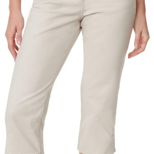 Gloria Vanderbilt Womens 19 in. Amanda Solid Capris