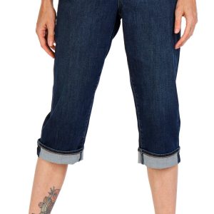 NYDJ Womens Marilyn Straight Crop Jeans