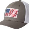 Columbia Mens PFG Mesh Fish Flag Flexfit Hat