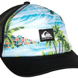 Mens Wavy Palms Trucker Hat