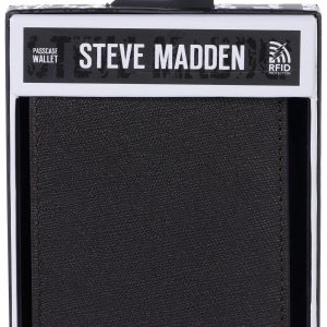 Steve Madden Mens Saffiano Passcase