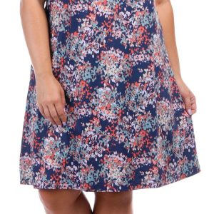 Columbia Plus Sleeveless Knee Length Print Dress