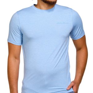 Eddie Bauer Men's Solid Short Sleeve Rashguard