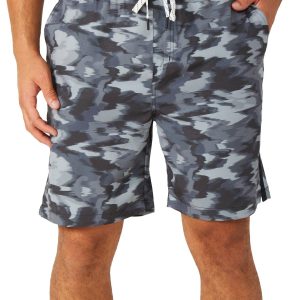 Eddie Bauer Mens Camo Print Stretch Volley Shorts