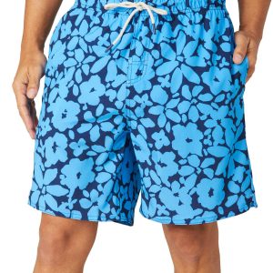 Laguna Men's Blue Floral Swim Trunk
