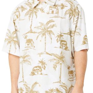 Quicksilver Mens Short Sleeve Off The Grid Polo Shirt