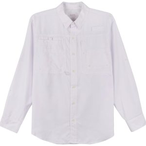 Reel Legends Mens Saltwater II Long Sleeve Fishing Shirt