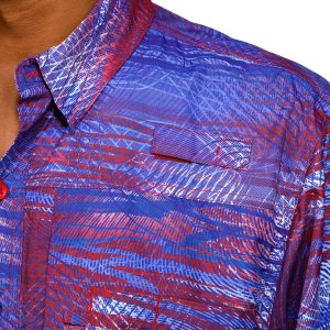 Reel Legends Mens Print Saltwater II Short Sleeve Shirt