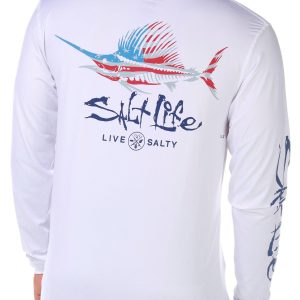 Salt Life Mens Sailfish Graphic Long Sleeve Shirt