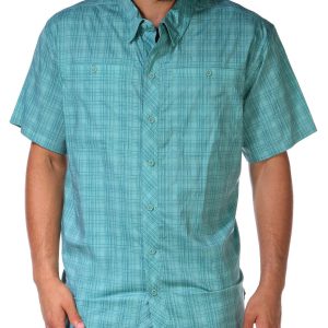 Reel Legends Mens Print Terrain Short Sleeve Shirt