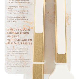 CWC 2 Pk Silicone Locking Tongs