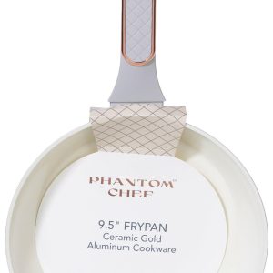 Phantom Chef 9.5 in Ceramic Coated Aluminum Frypan