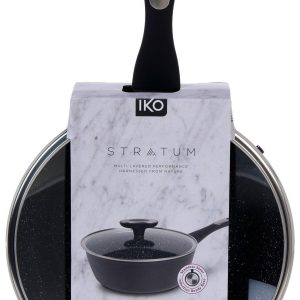 IKO 3.5 Qt Stratum Ceramic Nonstick Saute Pan and Lid