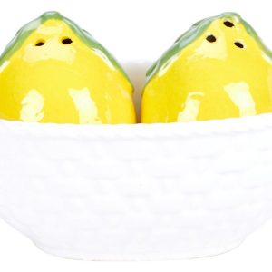 Home Essentials 3 Pc Lemon Salt & Pepper Shaker Set