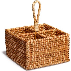 Gibson Rattan Flatware Caddy